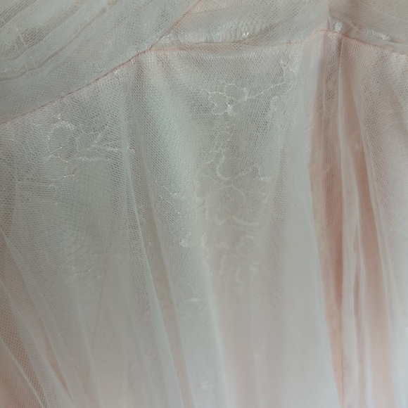 Mac Duggal TULLE SHEER LONG SLEEVE CUT OUT LACE UP A LINE GOWN size 10 New $398 - Picture 11 of 15
